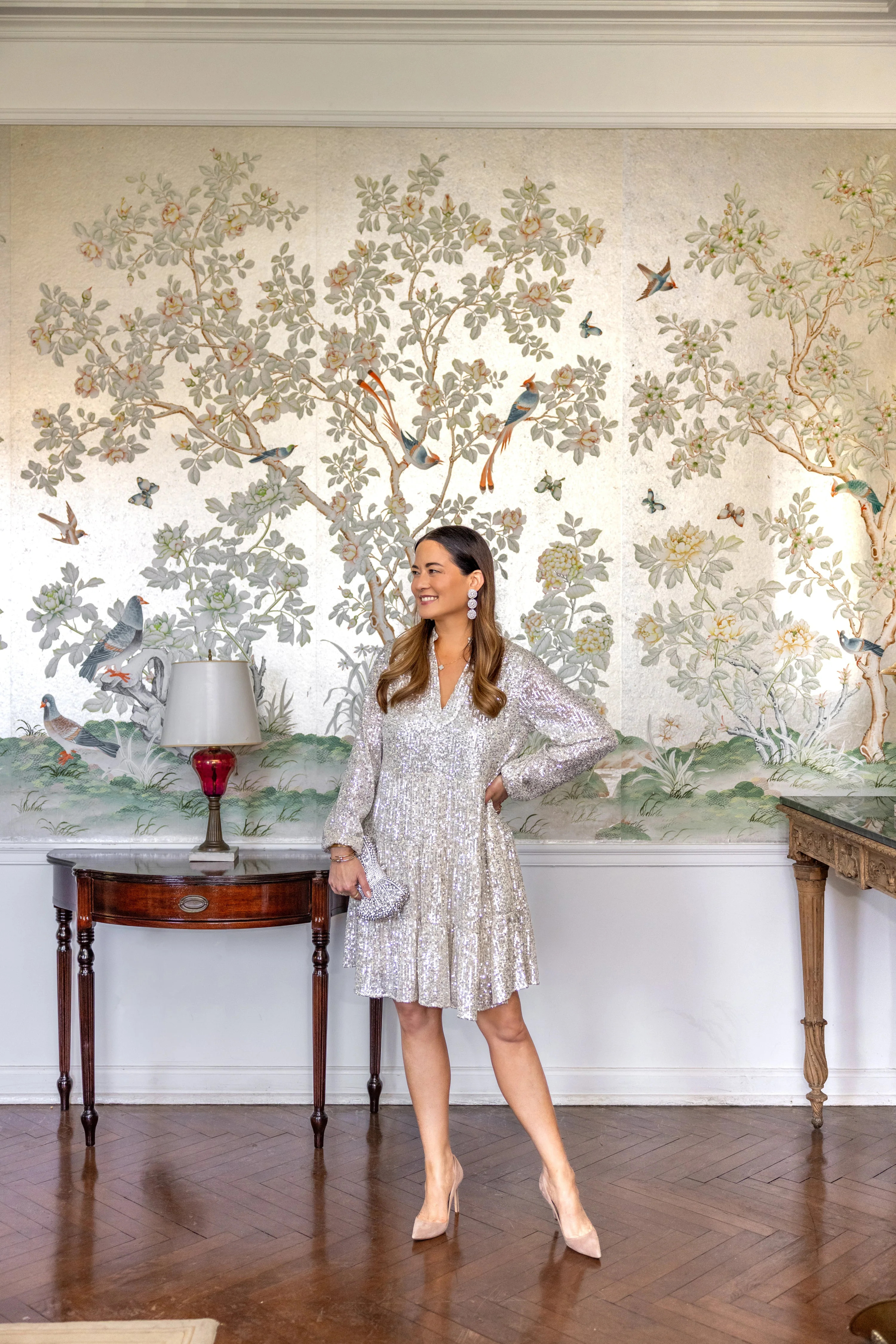 Silver Sequin Charlotte Dress | Sail to Sable