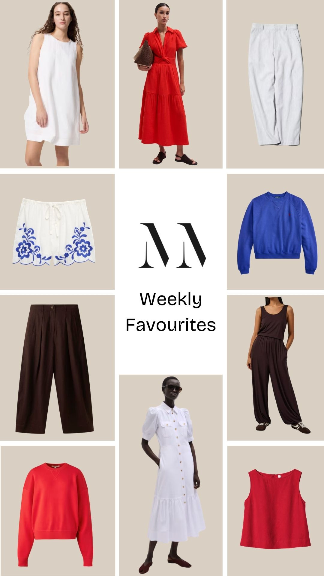 Weekly Favourites! 

Summer Capsule Wardrobe, Everyday Summer Staples, Relaxed Holiday Wardrobe, Easy Day To Day Style, Colour Pop Basics, Holiday Style, Holiday Outfit  

 #LTKuk #LTKsummer #LTKeurope