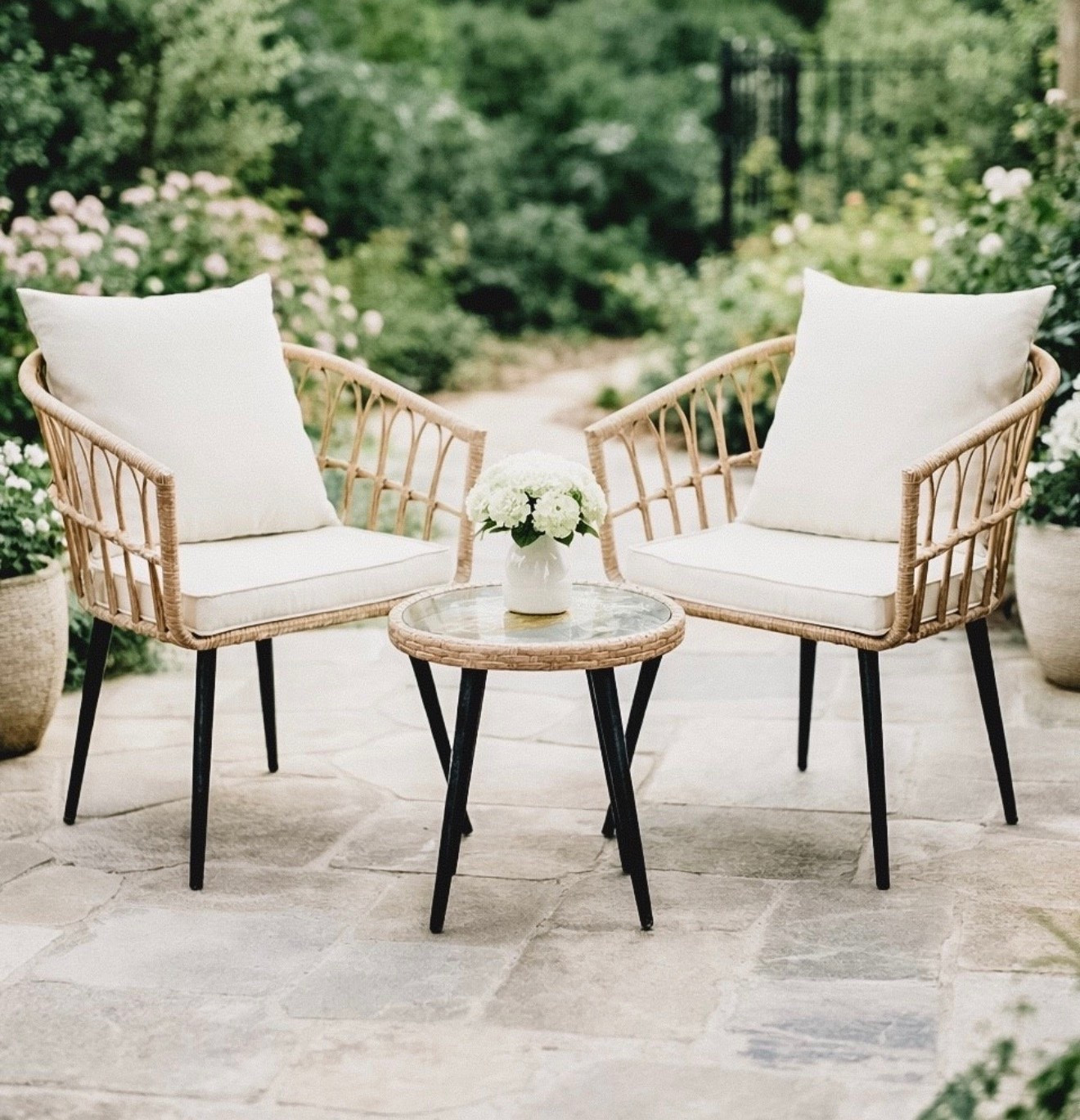Effortless patio upgrade that makes your outdoor space feel styled and pulled together without trying too hard. This cozy set is perfect for morning coffee or winding down in the evening and the neutral tones go with everything.

#LTKHome #LTKSaleAlert #LTKSeasonal
