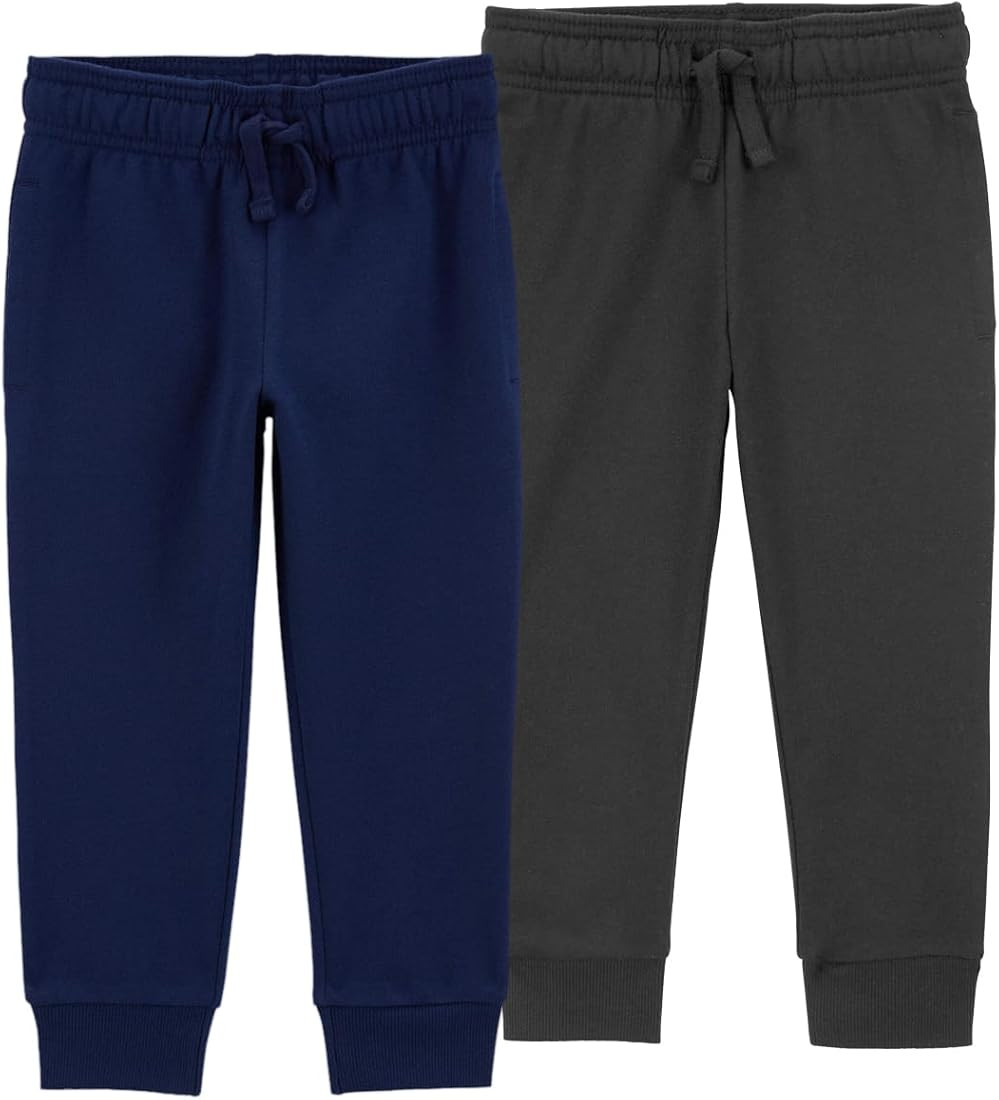 Carter's Toddler Boys 2 Pack French Terry Active Joggers/Pants | Amazon (US)
