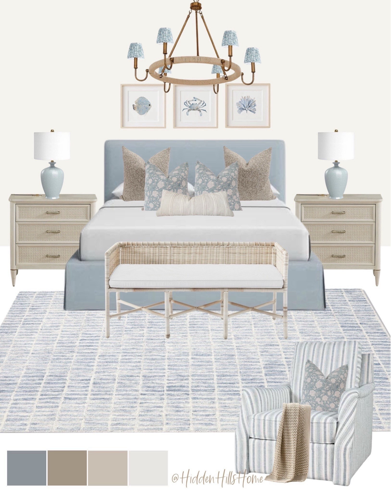 Coastal master bedroom mood board, primary bedroom design, light blue bedroom mood board, coastal bedroom design #bedroom 




#LTKSaleAlert #LTKHome