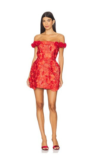 Bronx and Banco Jasmine Maraya Mini Dress in Red. - size M | Revolve Clothing (Global)