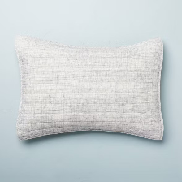 Heathered Pillow Sham - Hearth & Hand™ with Magnolia | Target