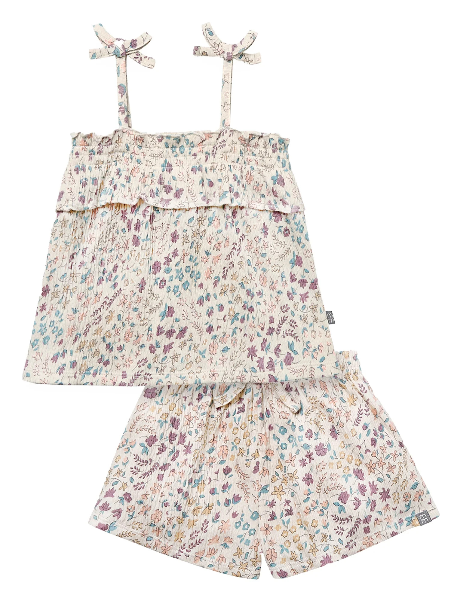 Modern Moments Toddler Girl Smocked Short Set, 2-Piece, Sizes 12M-5T | Walmart (US)