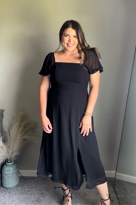 She’s baaaaack 🖤 This dress?! From Walmart?!
STUNNING 🤩 
This is perfect for my girls heading to special events or that will be wedding guests this winter, especially if you want some arm coverage 🫶🏼

Everything can be found on my @shop.Itk storefront or in my stories a #walmartfashion @walmartfashion midsize style, wedding guest dress, midsize New Year’s Eve dress, midsize winter wedding guest, midsize winter fashion, Walmart Winter fashion, black midi dress, New Year’s Eve, holiday, size 12 style, size 12 outfit 

#LTKwedding #LTKHoliday #LTKmidsize