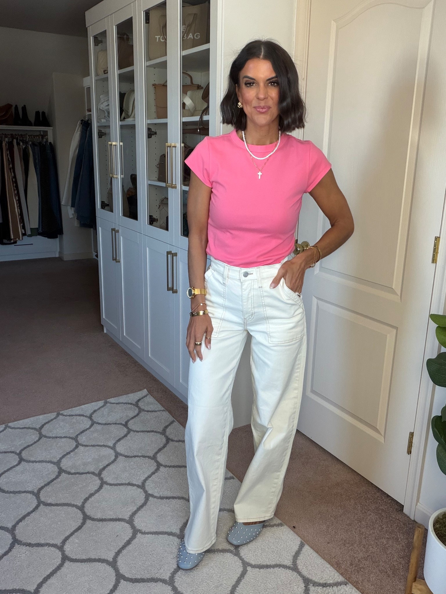 Love these $9 Walmart tee! Size xs
Jeans fit tts 

#LTKootd #LTKSeasonal #LTKgrwm