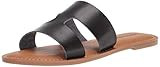 Amazon Essentials Women's H Band Flat Sandal, Black, 7.5 B US | Amazon (US)