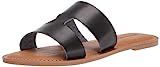 Amazon Essentials Women's H Band Flat Sandal, Black, 7.5 B US | Amazon (US)