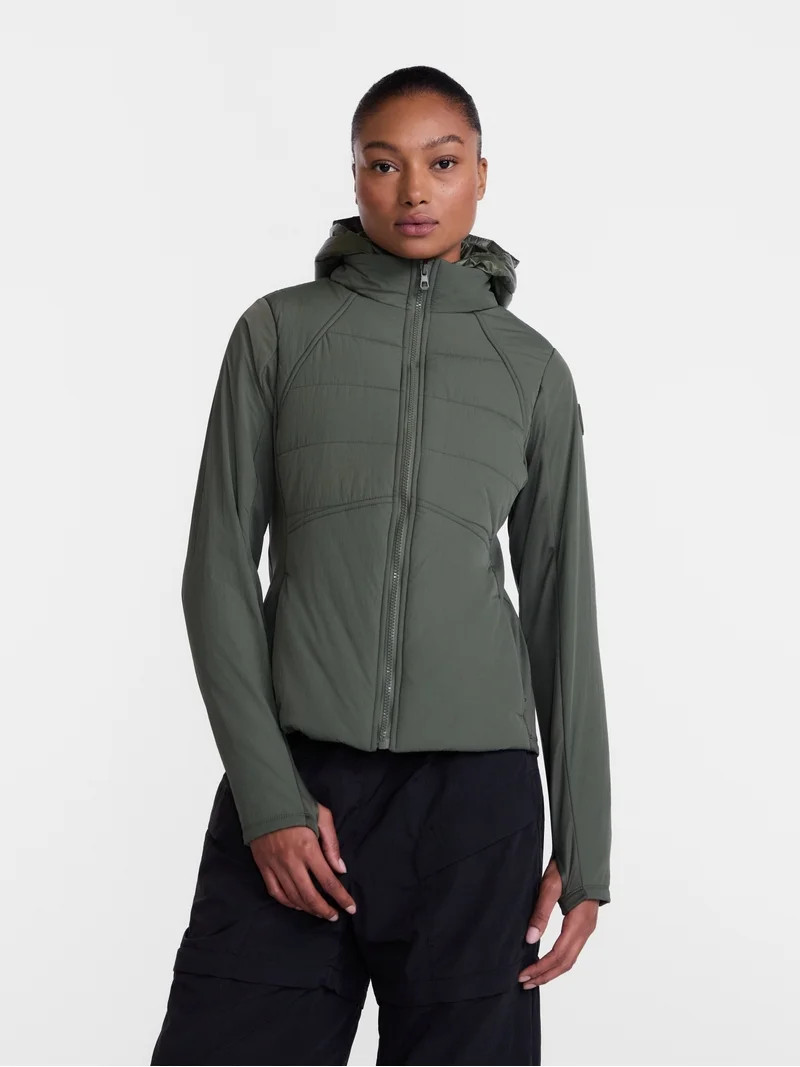 Ozark Trail Women's and Women's Plus Hybrid Jacket, Sizes XS-3X | Walmart (US)
