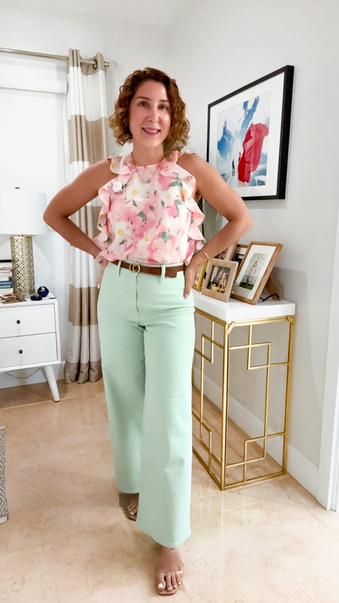 High waist wide leg pants from Target