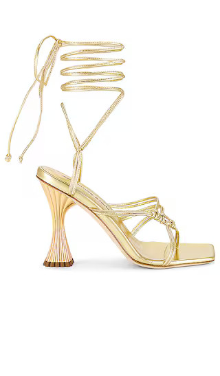 Kasia Sandal in Gold | Revolve Clothing (Global)