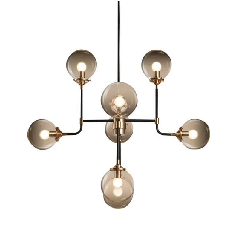 Richfield 8 - Light Sputnik Modern Linear Chandelier | Wayfair North America