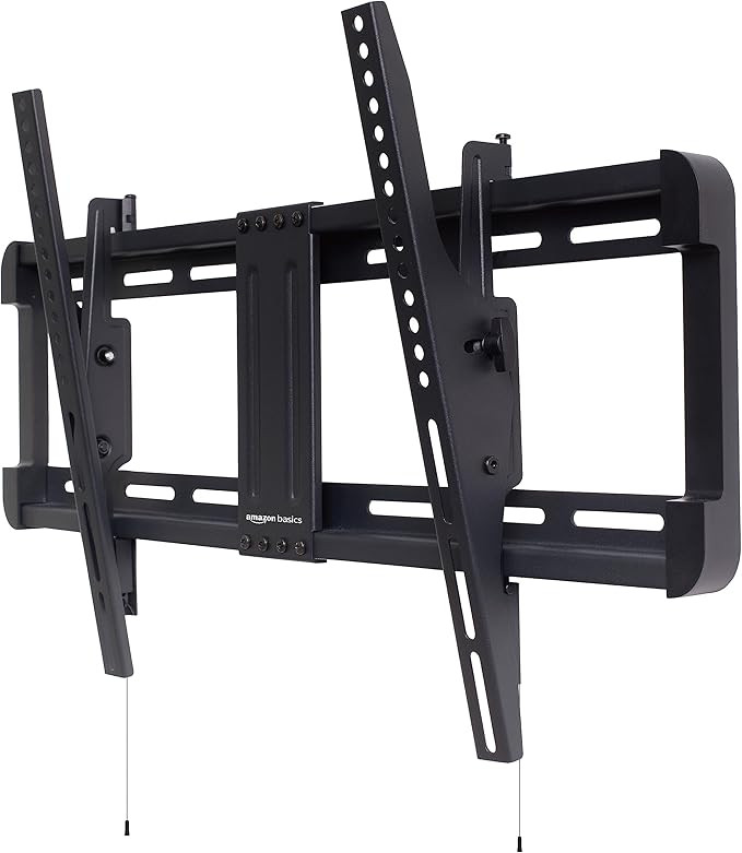 Amazon Basics Tilting TV Wall Mount with Horizontal Post Installation Leveling for 37" to 86" TVs... | Amazon (US)