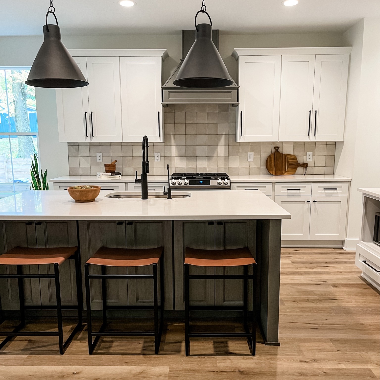 Functional kitchen decor! We incorporated wooden tones to add more texture to the space. 

#LTKhome #LTKstyletip