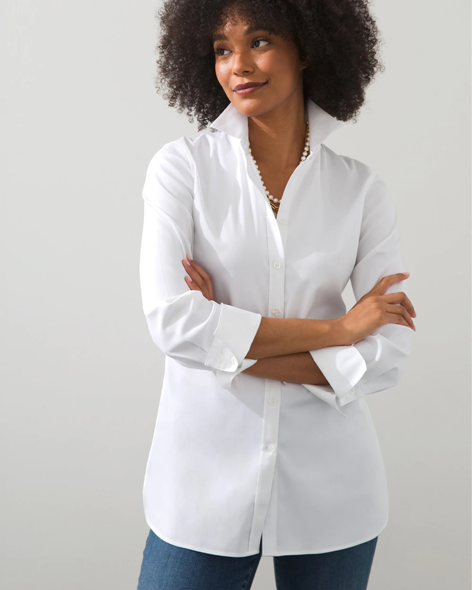 The classic white shirt is a must-have closet staple. 

#LTKstyletip #LTKfit #LTKunder100