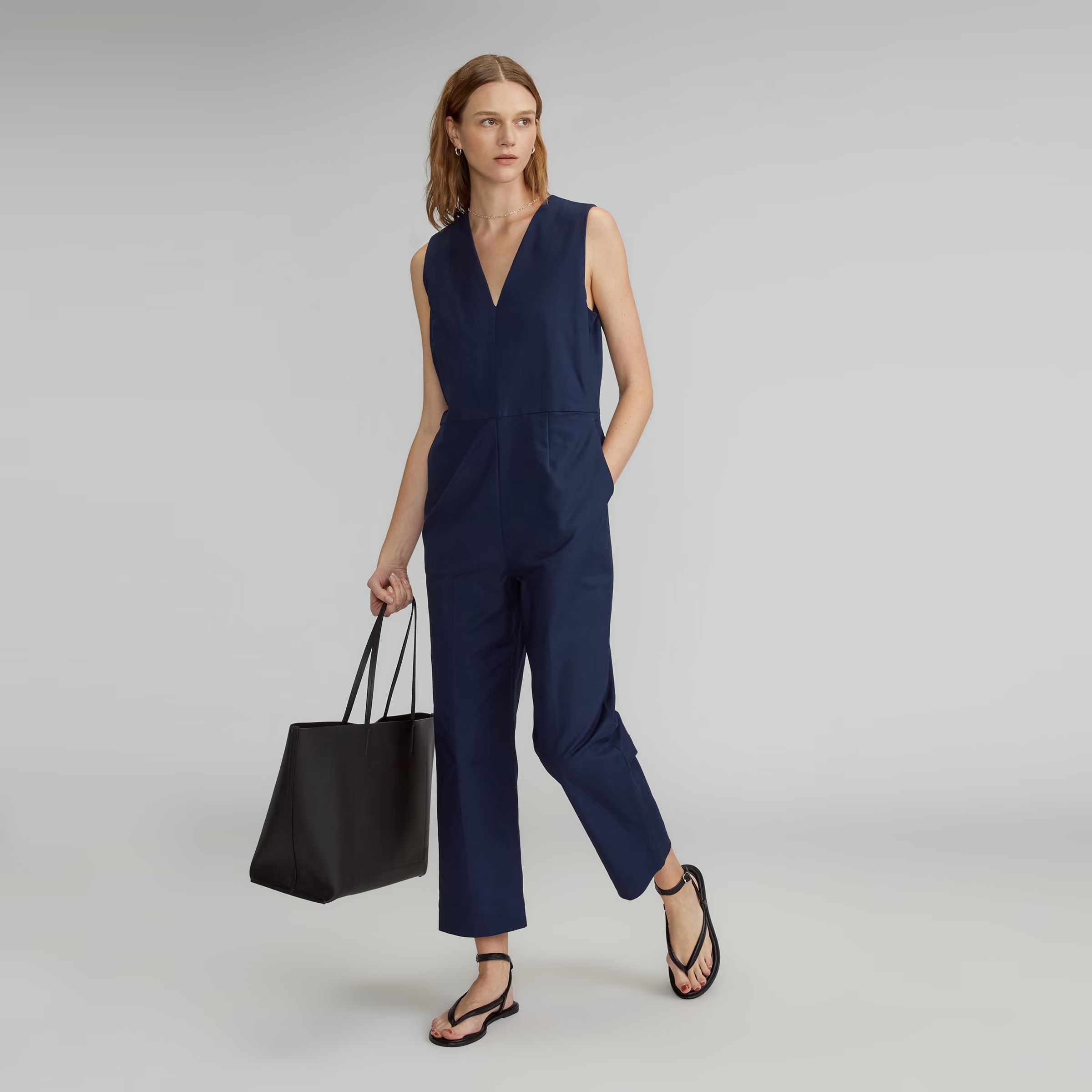The Structured Cotton Jumpsuit | Everlane