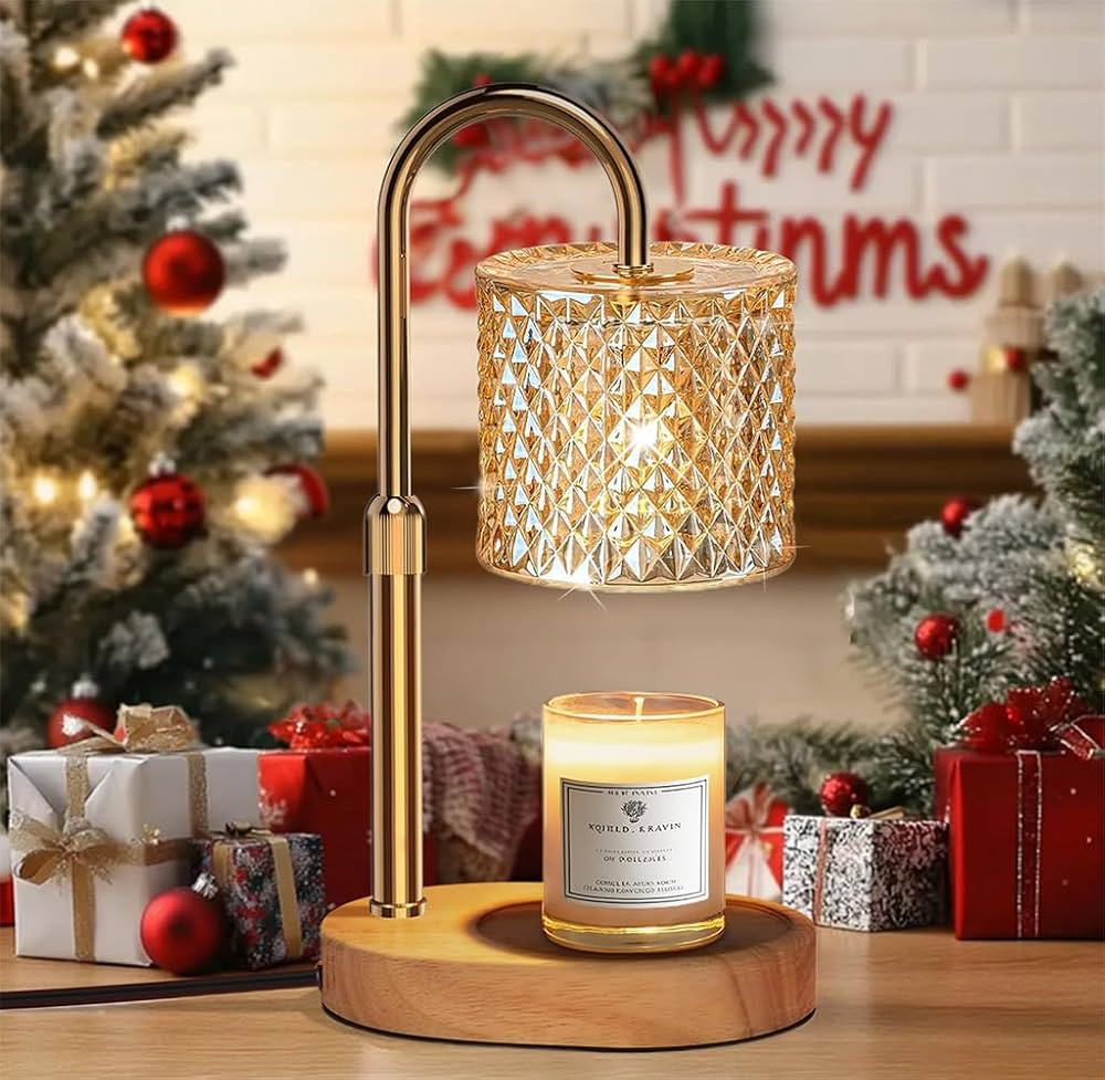 Candle Warmer Lamp with Timer Dimmer Adjustable Height, Candle Warmer with 2 Bulbs Gift for Women... | Amazon (US)