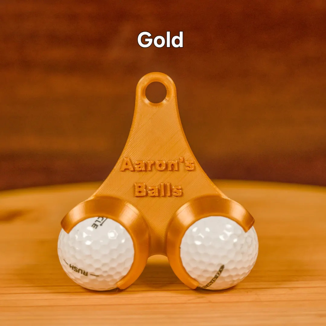 Golf Ball Holder- Custom Text - Etsy | Etsy (US)