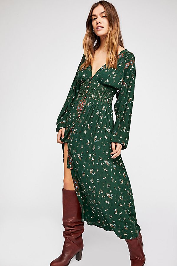 Wildflowers Embroidered Maxi Dress | Free People (Global - UK&FR Excluded)