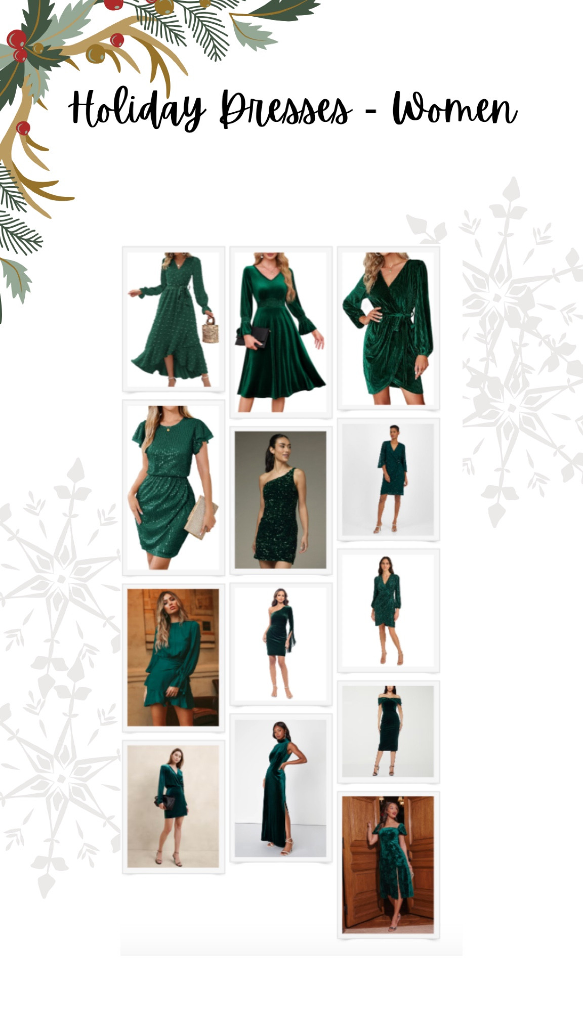 Holiday Dresses - Womenn's
