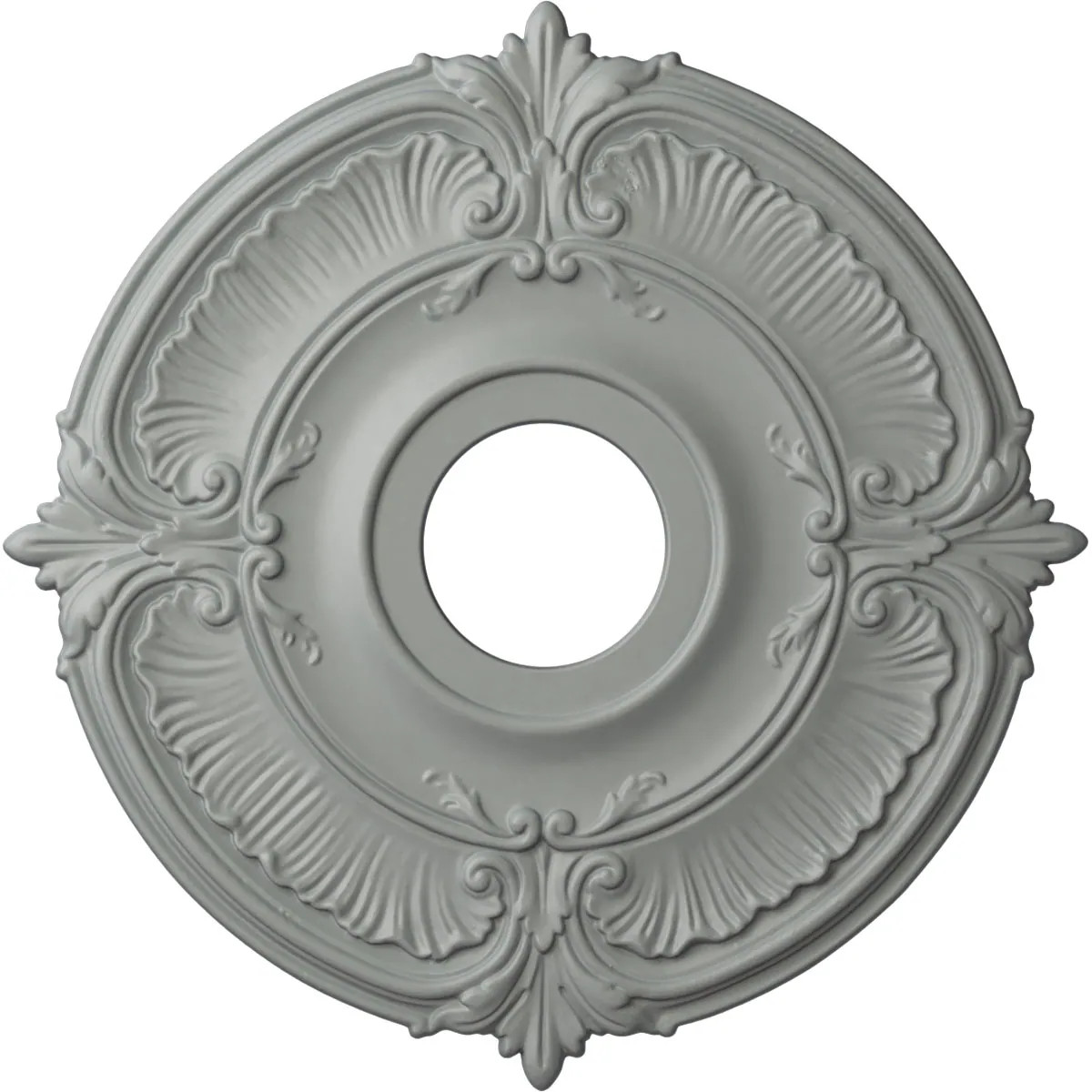 Ekena Millwork Attica 18.0-Inches W x 18.0-Inches L Architectural Primed Polyurethane Whole Ceiling Medallion Large in White | CM18AT | Lowe's