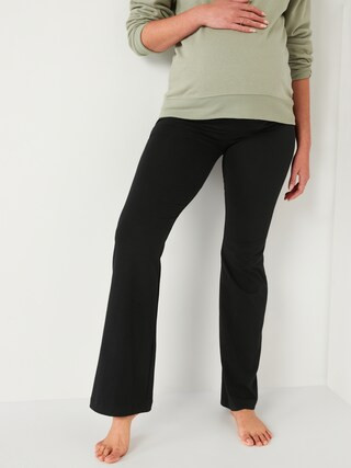 Maternity Full Panel Flare Leggings | Old Navy (US)
