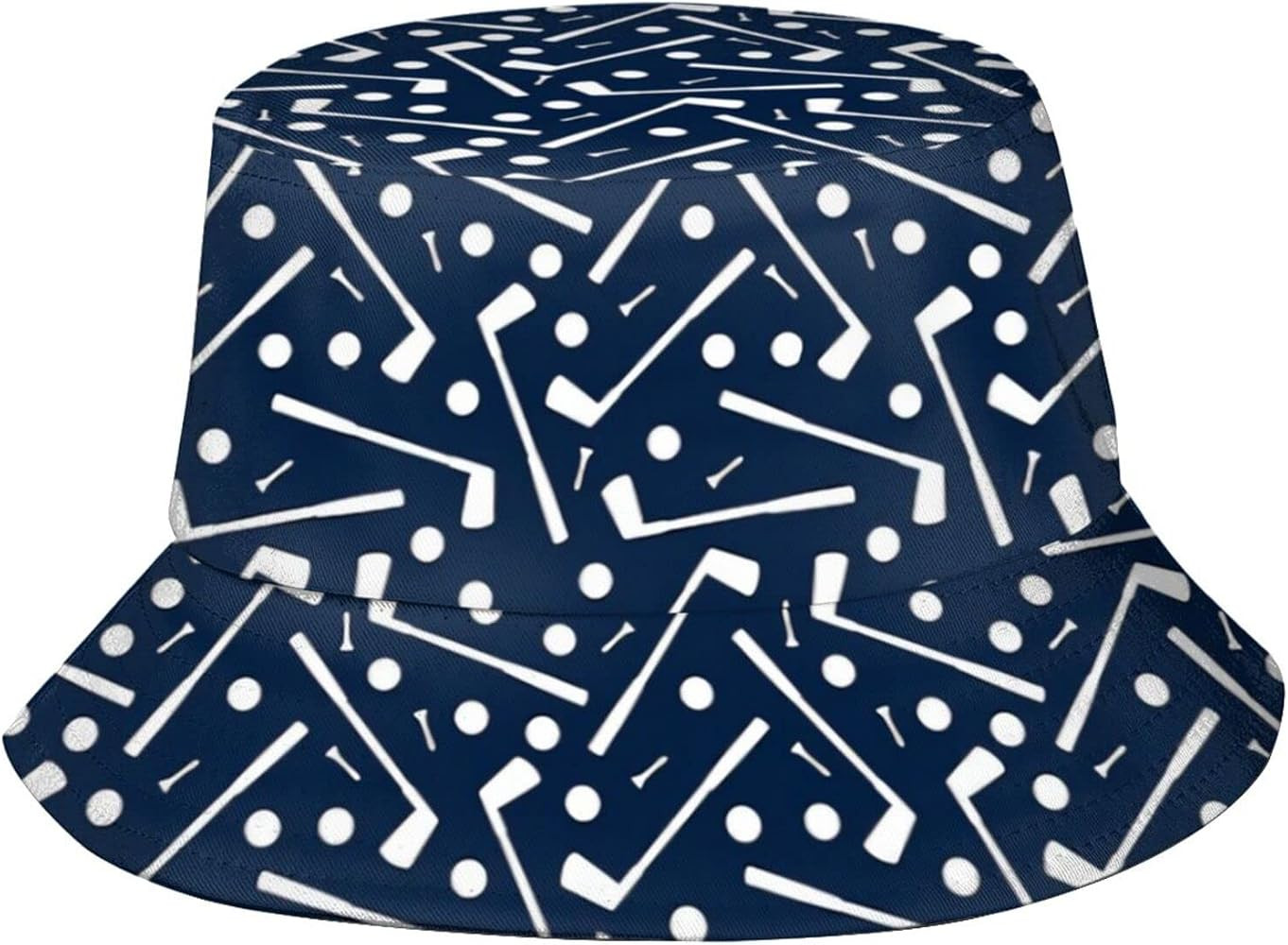 Golf Ball Sports Bucket Hat,Casual Fisherman Cap Golf Boonie Hats Travel Beach Sun Hat for Women ... | Amazon (US)