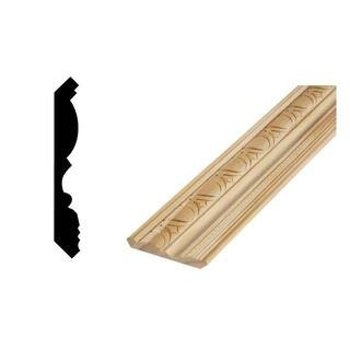 Woodgrain Millwork DM CM1176 - 5/8 in. x 4-7/16 in. Solid Pine Crown Moulding 10000077 | The Home Depot