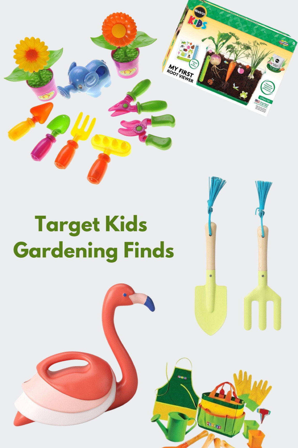 Fun gardening kids finds from Target! Play set, watering can, seed kit and more, some items are on sale!
