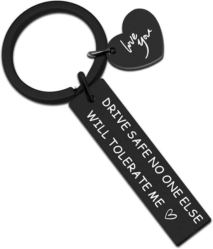 Drive Safe Keychains for Boyfriend Husband Gifts Birthday or Anniversary Presents for Husband Wif... | Amazon (US)