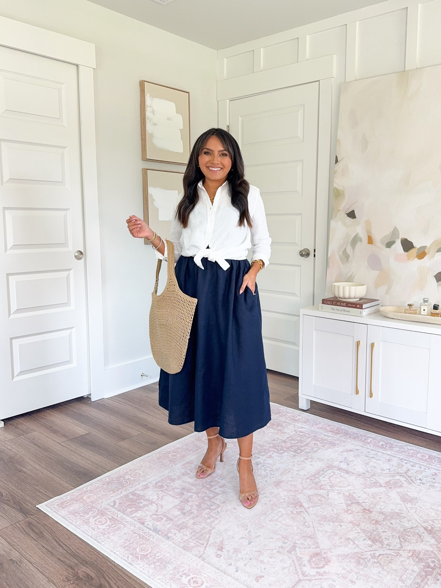 Europe & Summer Capsule Wardrobe
White linen top size xs TTS
Navy Dress size xs TTS
Clear and tan heels size 5 TTS




#LTKTravel #LTKPetite #LTKStyleTip