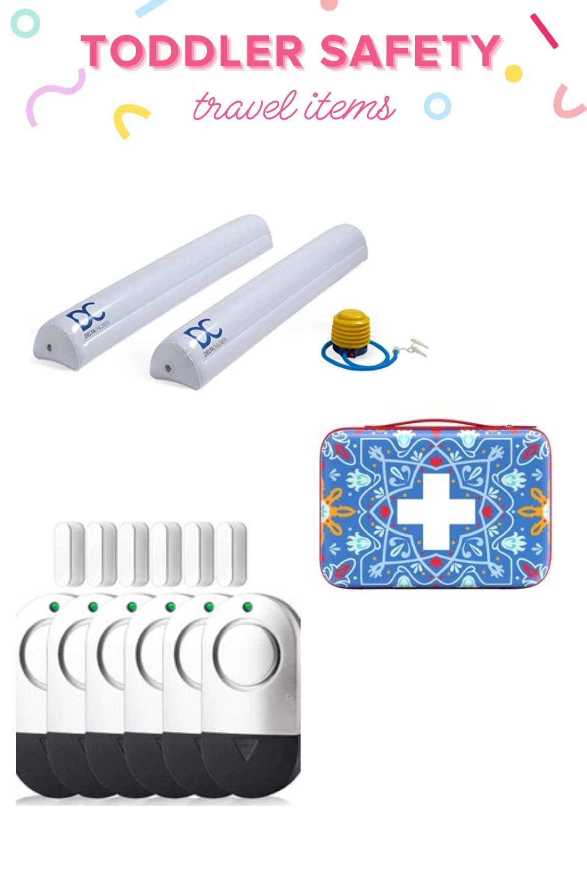 We’re heading off to Cabo for a family vacation. I’m packing these items to keep Lila girl safe on our travels like inflatable bed bumpers, door alarms, and a first aid kit  

#LTKbaby #LTKkids #LTKtravel