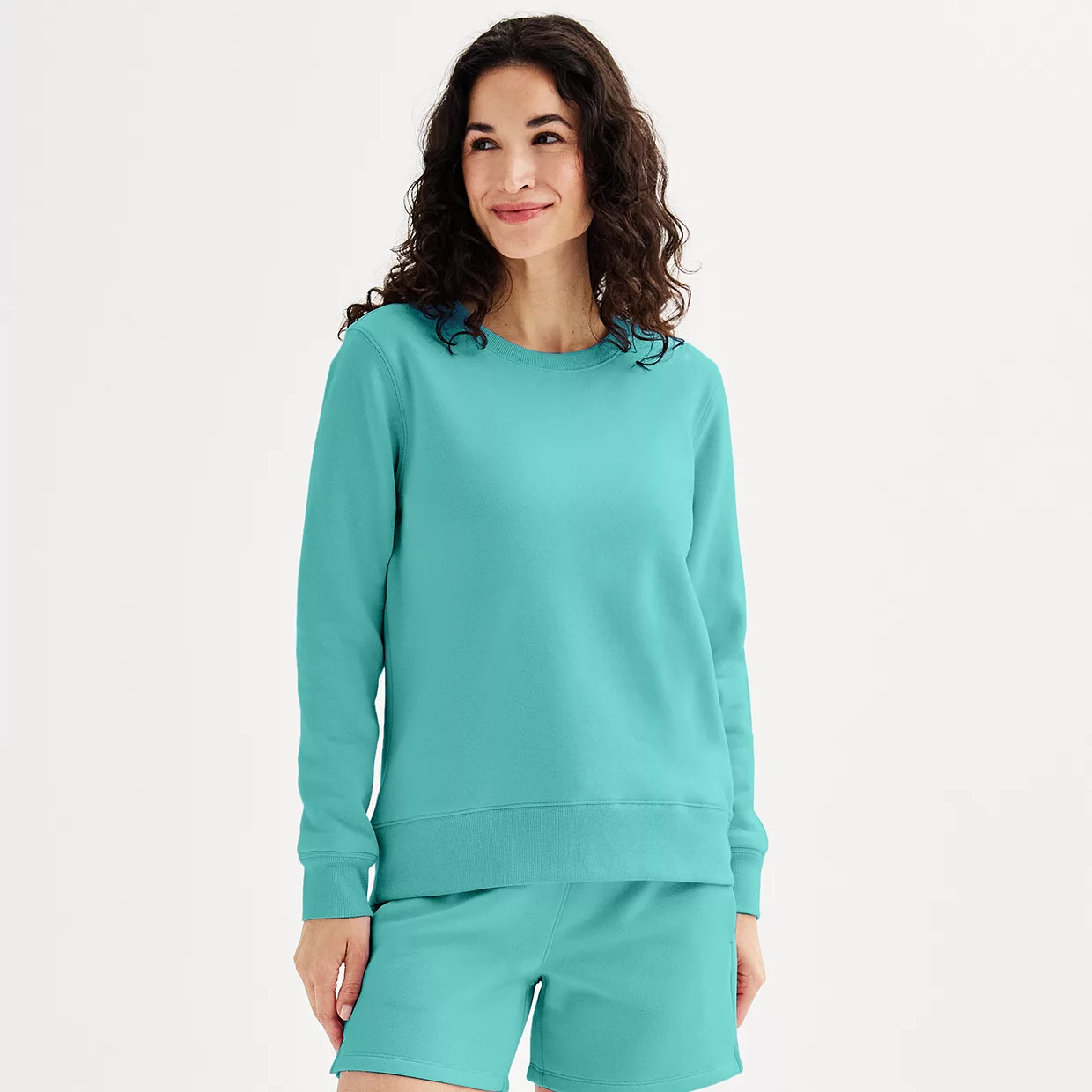 Women's Tek Gear® Ultrasoft Fleece Crewneck Sweatshirt | Kohl's