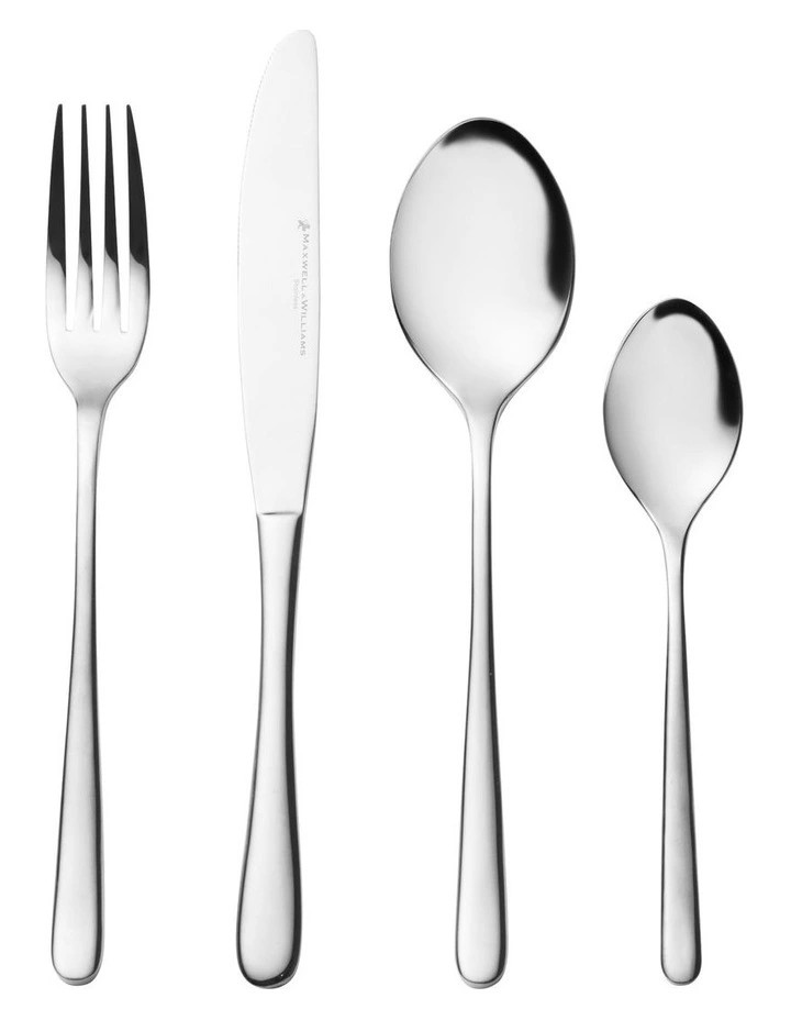 Leveson Cutlery Set Gift Boxed 24 Piece in Silver | Myer