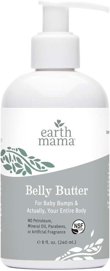 Belly Butter by Earth Mama | Contains Organic Herbs and Oils to Help Ease Skin and Stretch Marks ... | Amazon (US)