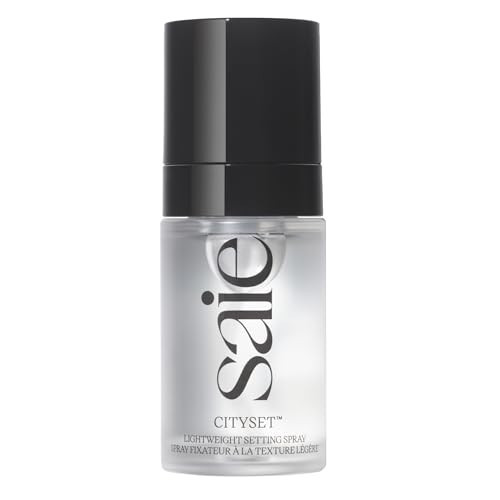 Saie Mini CitySet Makeup Setting Spray - Non-Aerosol Face Mist - 16-Hour Hydrating Setting Spray - Natural, Dewy Finish - Ultra-Fine, Non-Comedogenic Facial Mist - Travel Size Makeup - Vegan (1.01 oz) | Amazon (US)