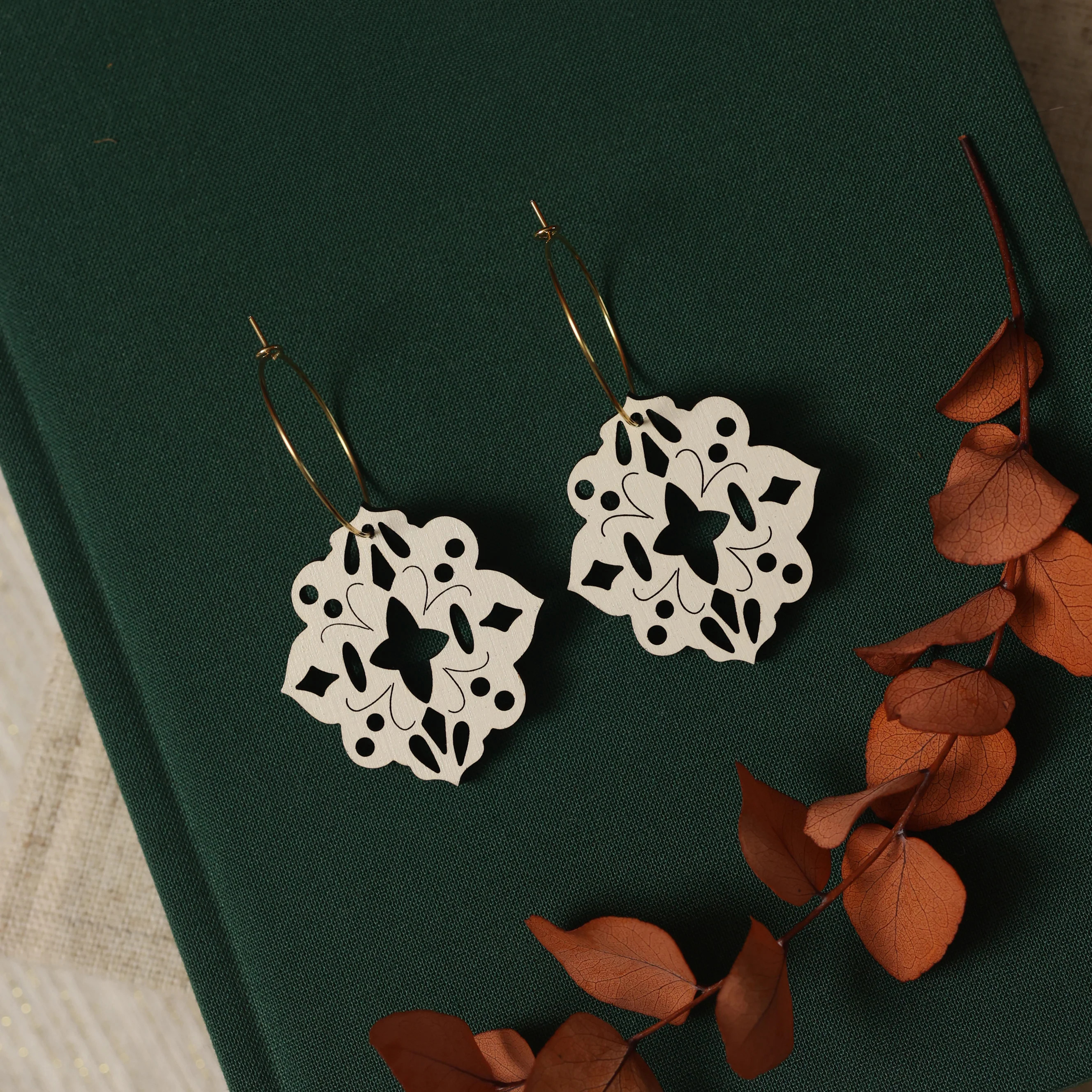 Betsy Lace Hoops | Le Chic Miami