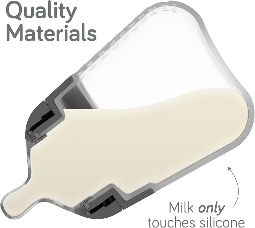 Nanobebe Flexy Silicone Baby Bottle, Anti-Colic, Natural Feel, Non-Collapsing Nipple, Non-Tip Sta... | Amazon (US)