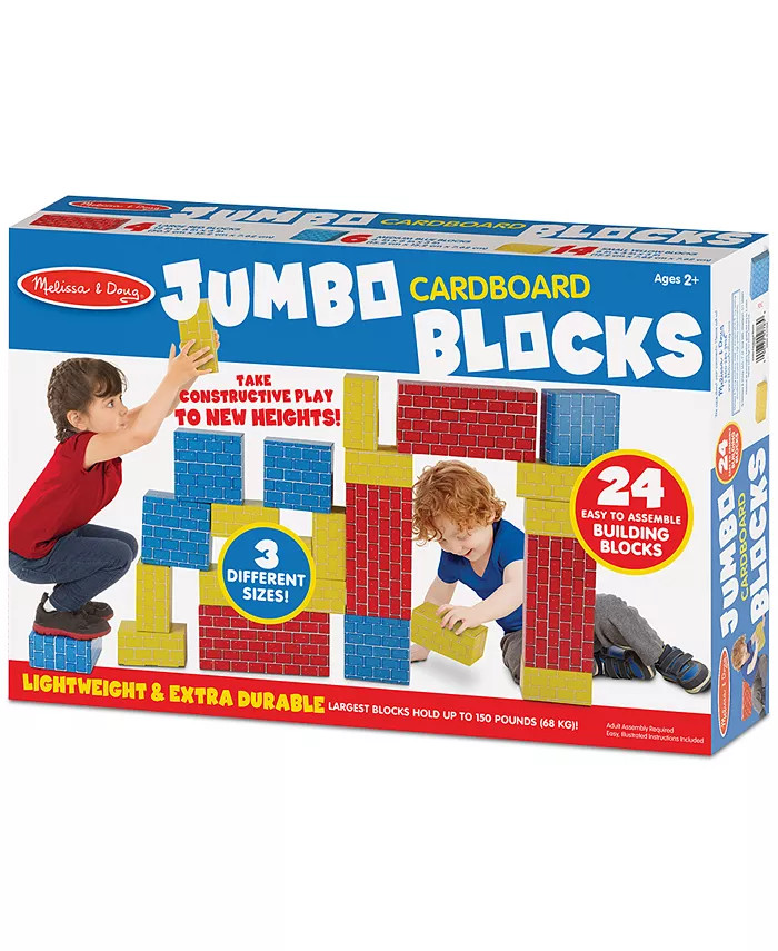Melissa and Doug Melissa & Doug Jumbo Cardboard Blocks - Macy's | Macy's