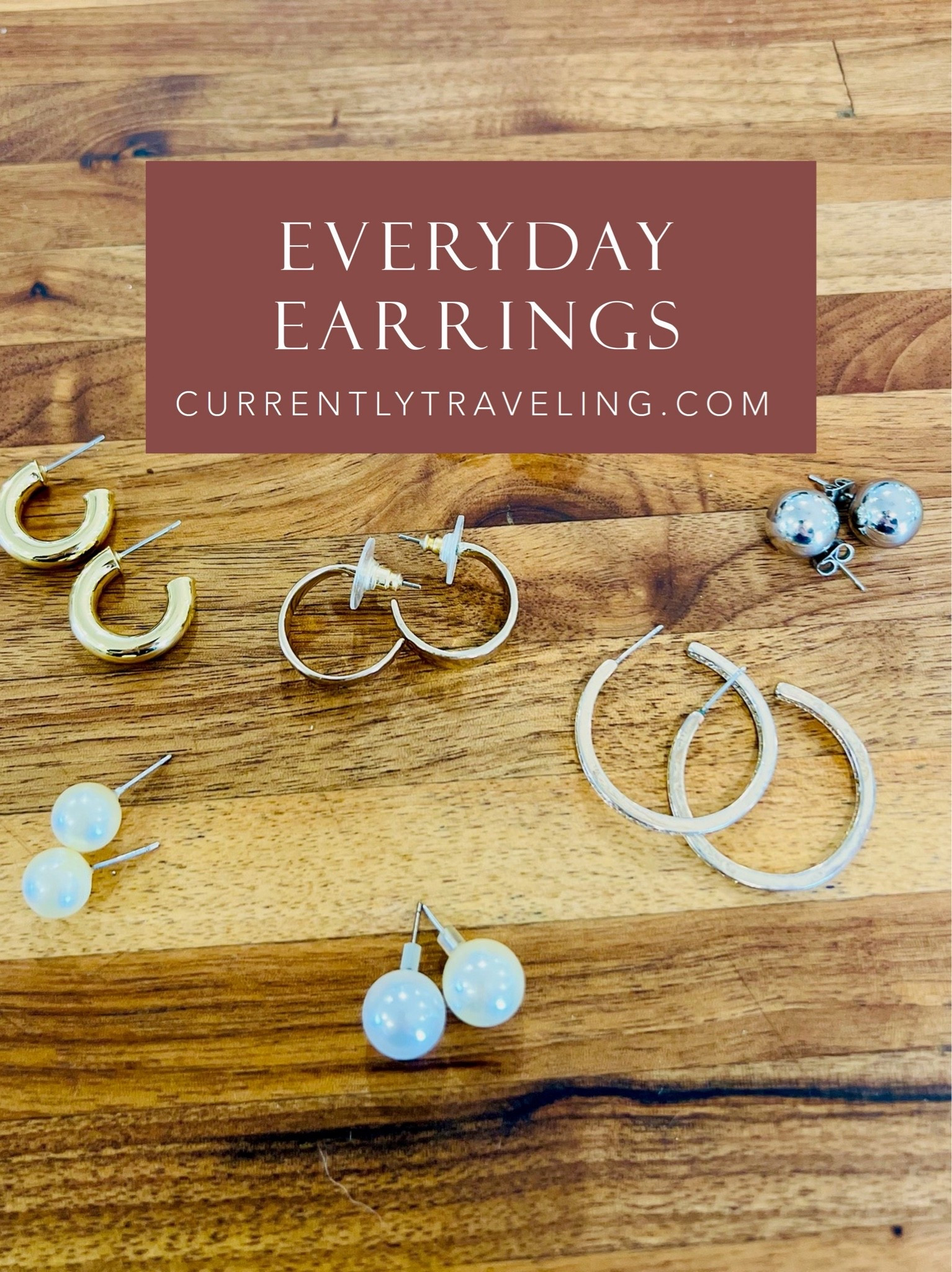 Everyday earrings 
Earrings to wear everyday for work or just your daily routine 
Stud earrings 
Hoop earrings 
Affordable earrings 
Cluster earrings 
Pearl earrings 
Faux pearl earrings

#LTKdayinmylife #LTKgrwm #LTKootd
