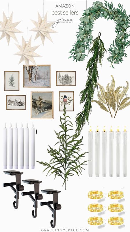 Christmas decor best sellers! Snag them before they sell out. Especially this Norfolk pine garland and branches. #christmas

#LTKhome #LTKSeasonal #LTKunder100