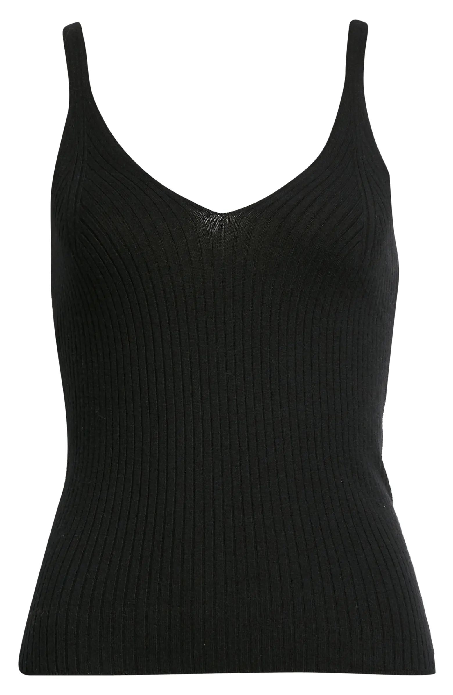 Nordstrom Signature Cotton & Cashmere Blend Sweater Tank | Nordstrom | Nordstrom