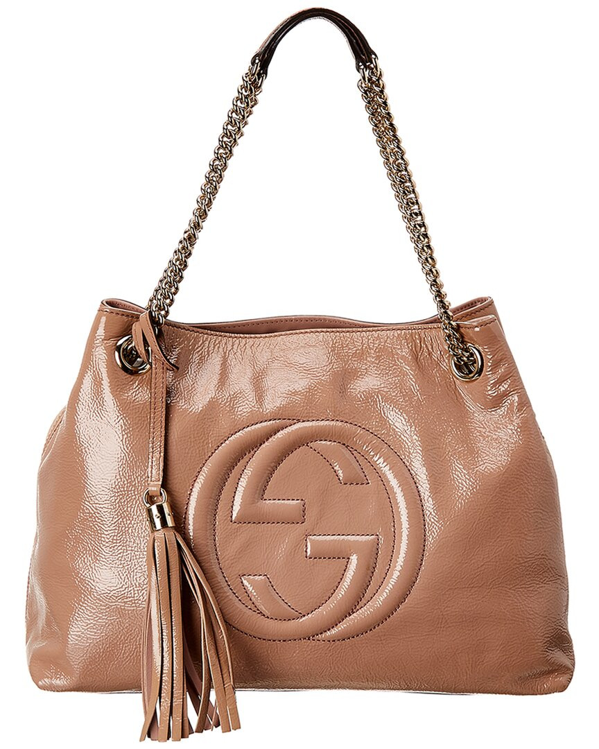 Gucci Light Pink Leather Chain Soho Bag | Gilt