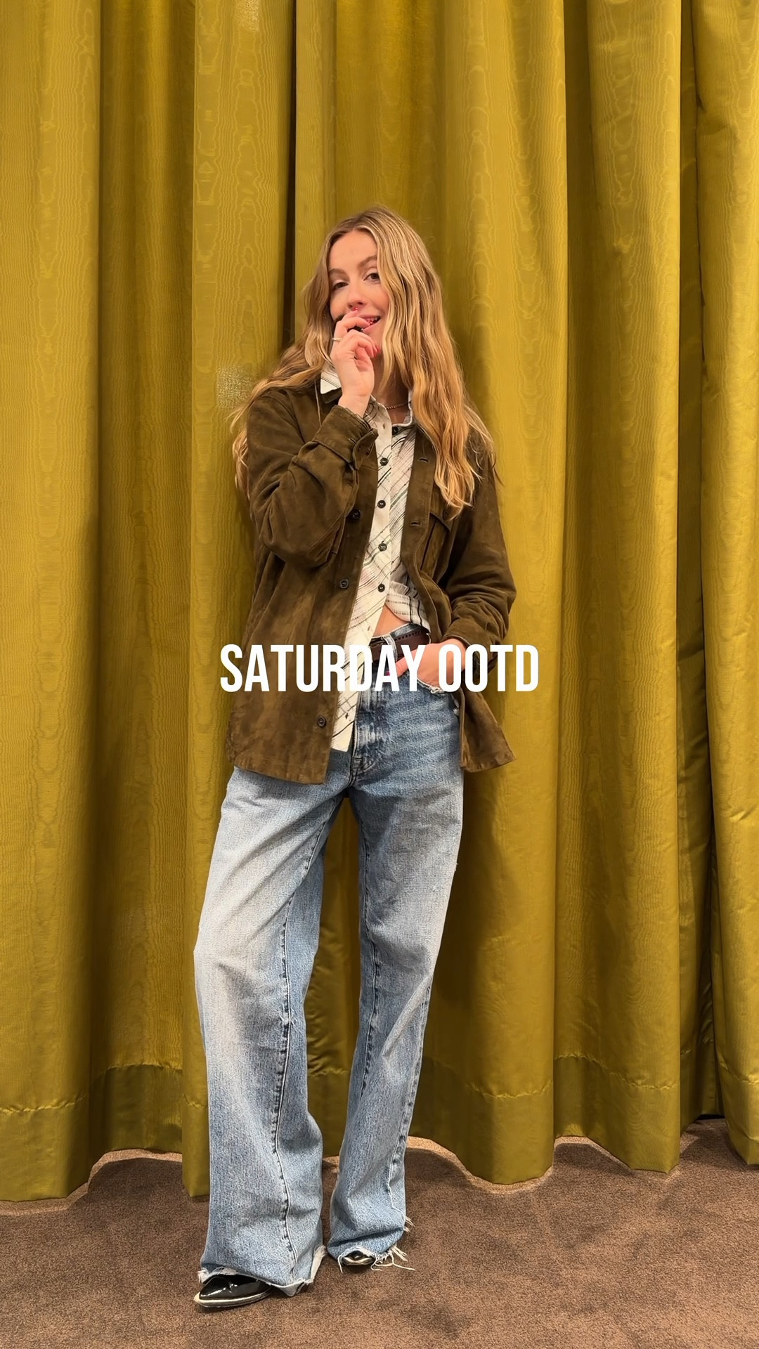 Saturday work ootd! 🤍