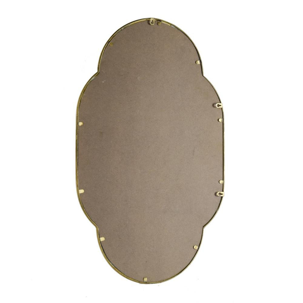 37 in. H x 21 in. W StyleWell Ornate Framed Gold Accent Mirror | The Home Depot