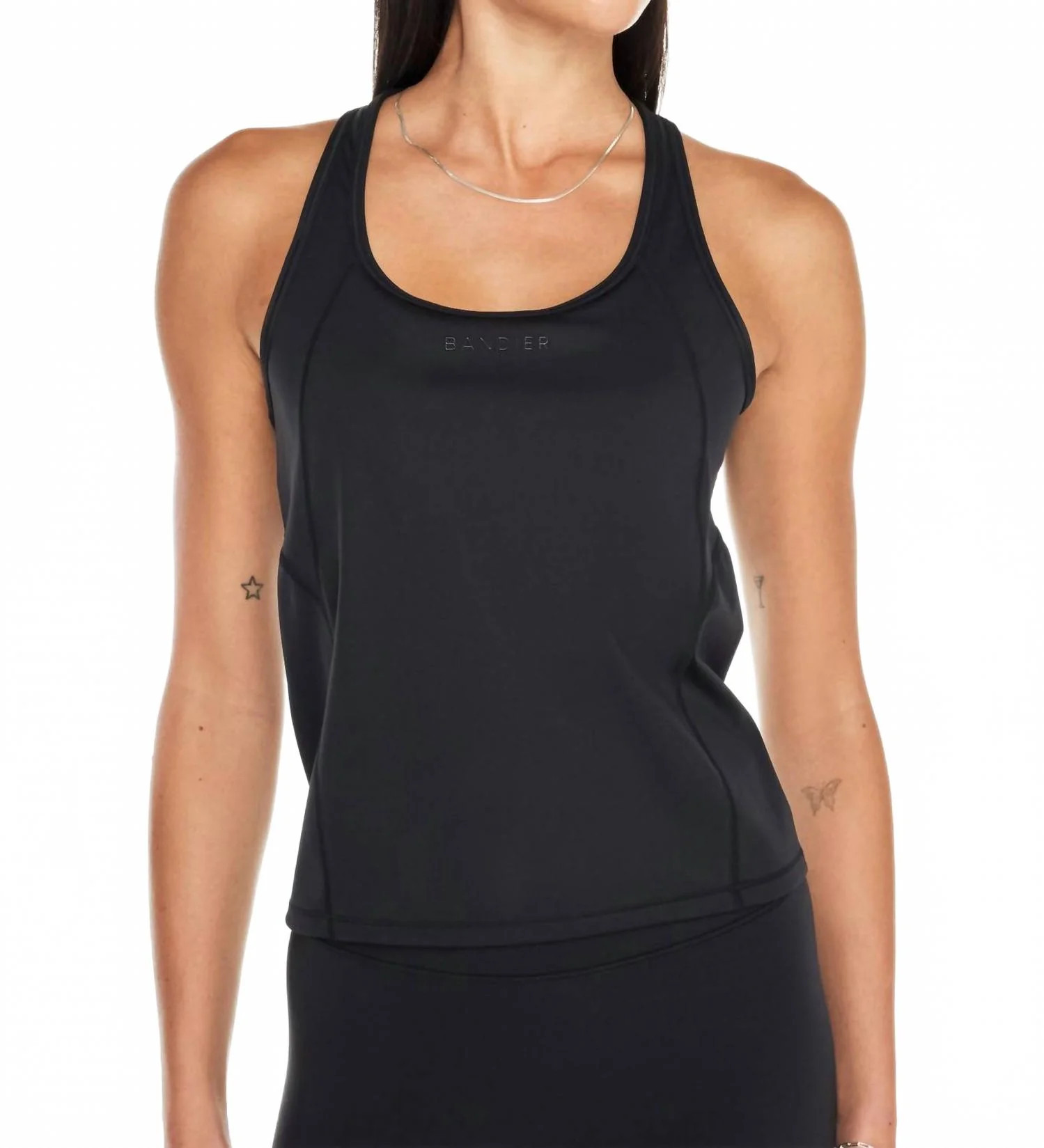 Center Stage Tank Top In Black | Shop Simon