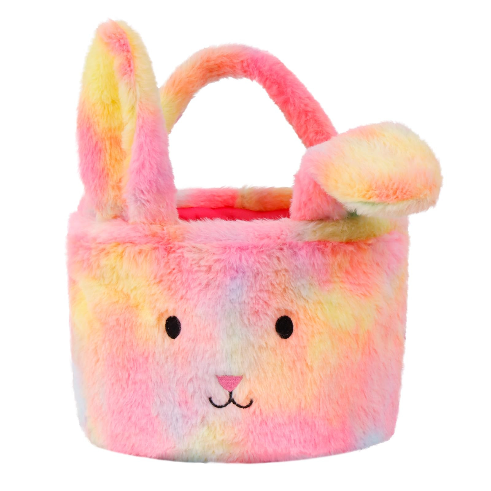 Easter Baskets for Kids,Plush Egg Hunting Easter Buckets with Handle Folded Ears, Gifts Boys Girl... | Amazon (US)