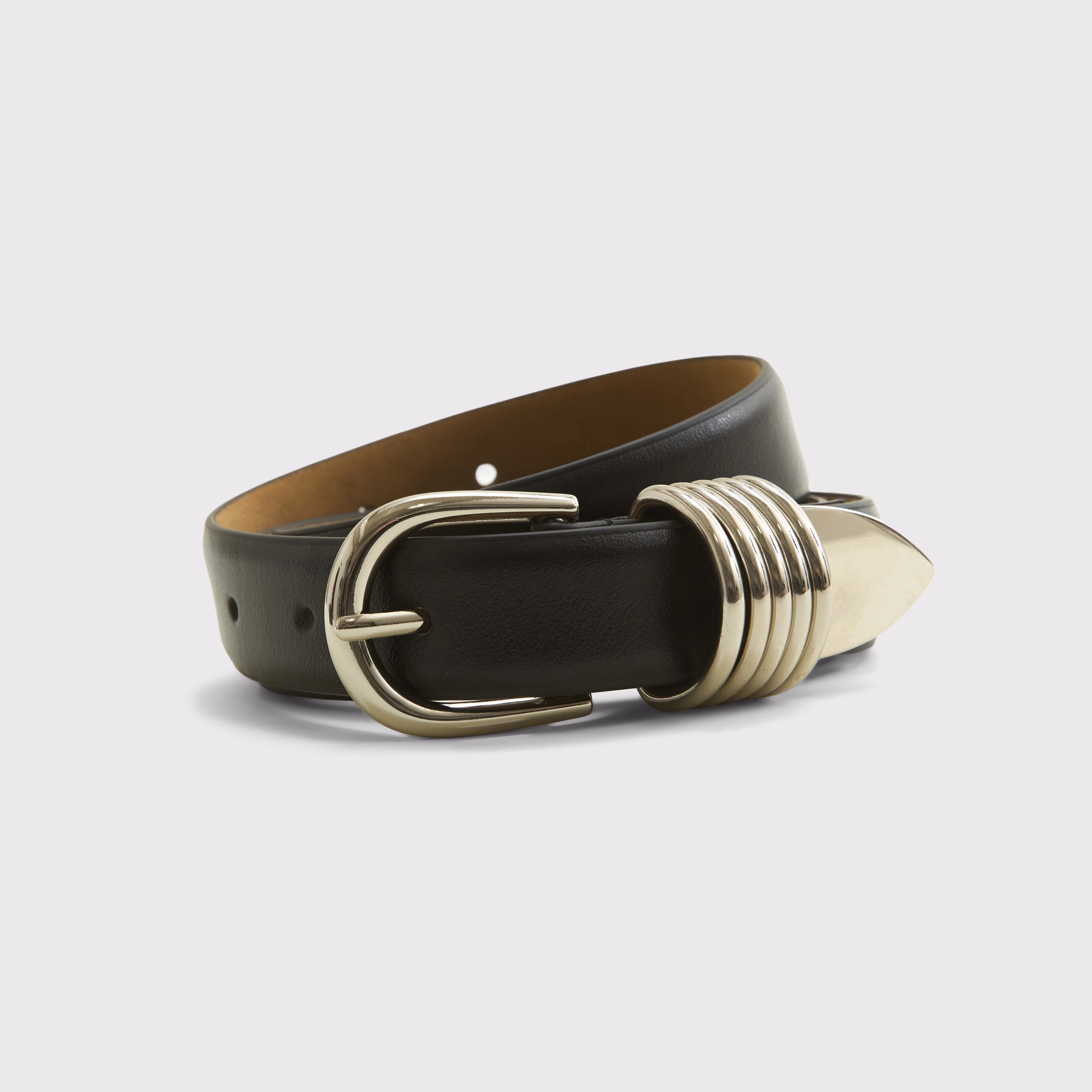 Essential Rounded Leather Belt | Abercrombie & Fitch (US)