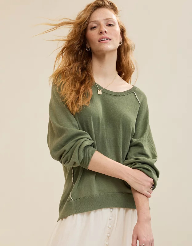 Aerie Sweater Sweatshirt | Aerie