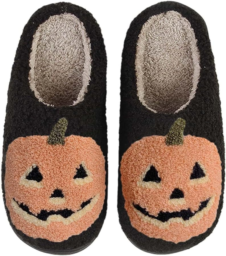 HIPINISS Womens Mens Slippers Retro Memory Foam Cute Cartoon Plush Fluffy Warm Fur Lined slippers... | Amazon (US)